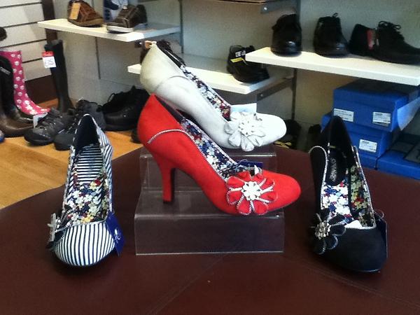 Size 36-41. 4 Colours: Red, Cream, Black &amp; Navy/White Stripe. €45