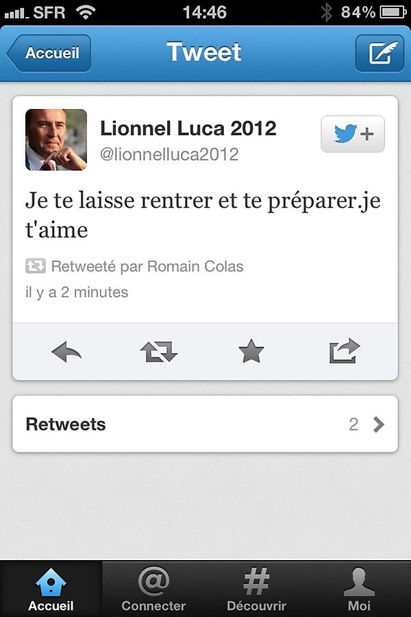 annagueye's tweet image. RT @jo_delb: Énorme #DMFAIL. RT @lionnelluca2012: Je te laisse rentrer et te préparer.je t'aime