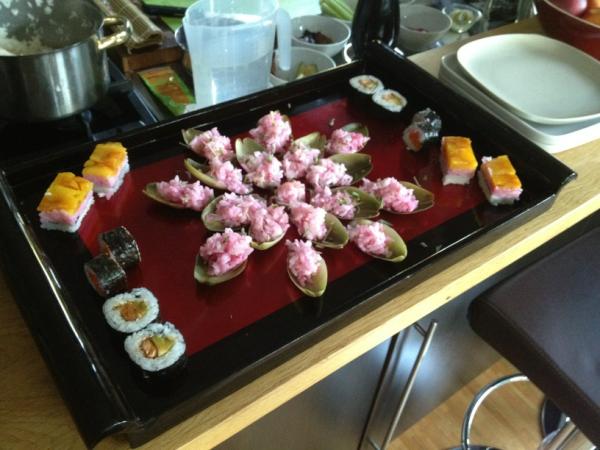 Heute Sushi Menü für 4!