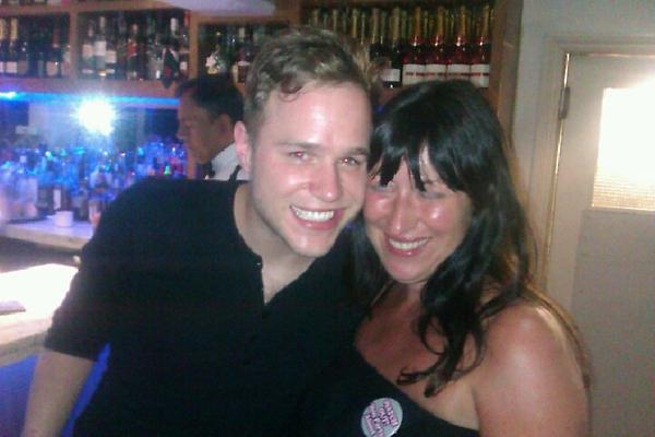 ramseylouise's tweet photo. @ollyofficial haha the mad lady Alison, her son will be so pleased... Hopefully the girls weren't too loud xx http://t.co/GvKzBWus