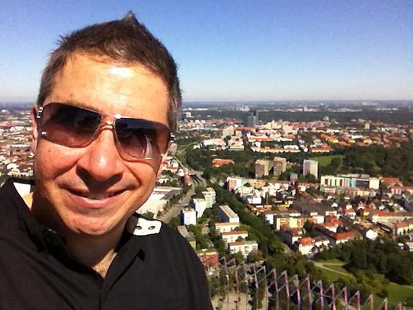mylesdavidson's tweet image. Top of the tower. What a stunning view. Shame my head got in the way #drupalconmunich
