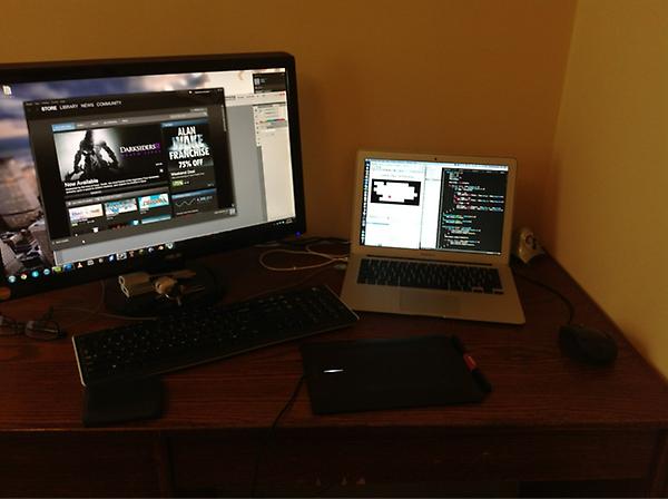 danielsapps's tweet image. This is my #gamedevsetup. Show me yours!