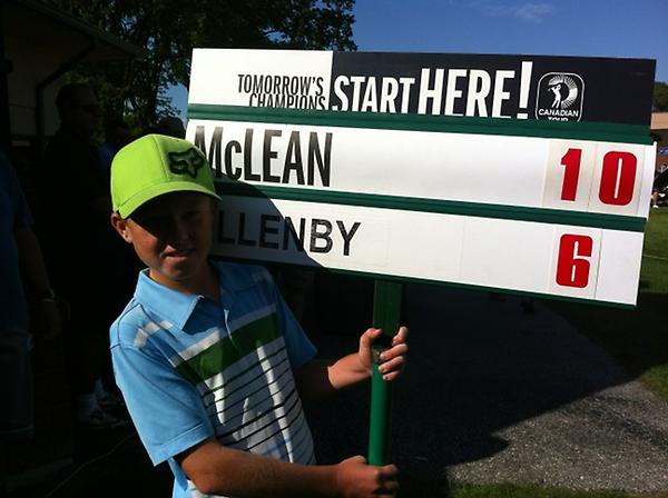 Proud scorer Joel with winning player today <a href="/CANTOUR/">Cantour Travel</a> <a href="/WRCharity/">Windsor Roseland CC</a>