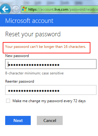 davenaff's tweet image. So Google Apps offers 2-factor Auth and Microsoft SkyDrive doesn't allow passwords over 16 chars? #DifferentDecade