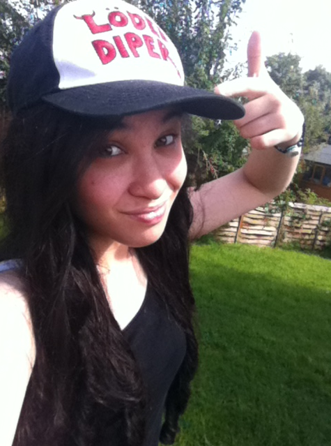 TeamRodrick's tweet photo. what, this hat? ;) #TeamRodrick #LödedDiper @Paige_Styles16 http://t.co/jVh77V5X