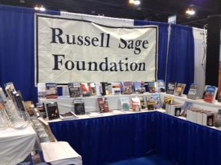 RussellSageFdn's tweet image. Last day for us exhibitors at #ASA2012. Be sure to stop by booth 600 to take a look at our sociology titles!