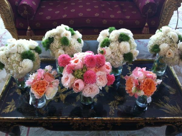 Bouquets from this weekends wedding at William Aiken House with Yoj Events!