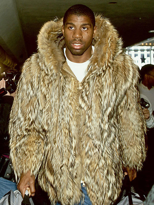 SI Vault on Twitter: "Speaking of horribly ugly fur coats ... I present  Magic Johnson: http://t.co/tUBFWLEz" / Twitter