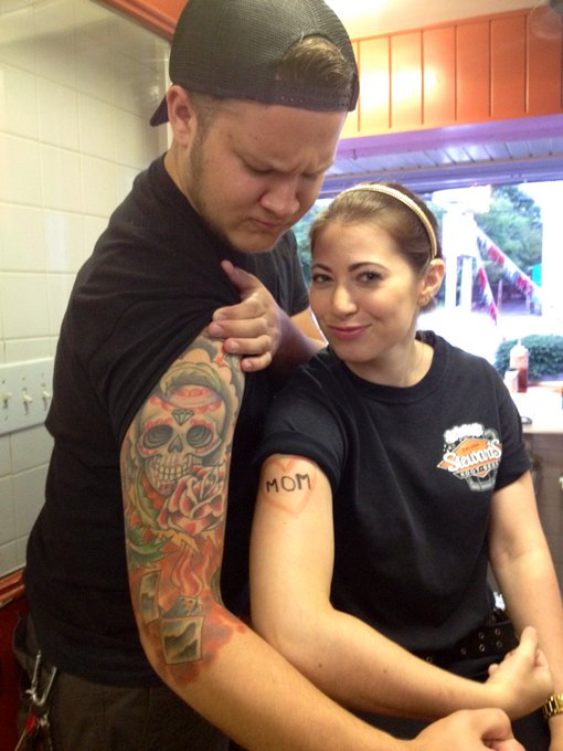 Tatted like my boy http://t.co/108Ztd47<a href="/tag/cantwait"class="tags"><span>#cantwait</span></a><a href="/tag/bridesmaid"class="tags"><span>#bridesmaid</span></a>