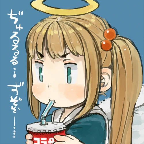 今日もラクガキチャンです。 最期の一滴まで飲み干す系天使チャン。(*'∀`*)ヂュルーー ズゾゾー 