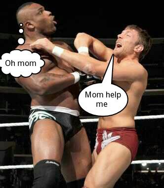 wwecomedy's tweet photo. Oh mom daniel bryan http://t.co/IcFHQJA4