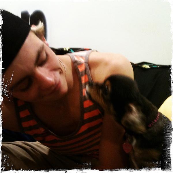 PixiePupLife's tweet photo. It's so good to see you @rossR5! I missed you sooo much. Kisses! http://t.co/iurngP7M