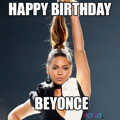 beyonce birthday meme