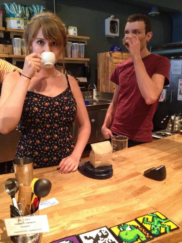 wormholecoffee's tweet image. **regular hours today**  (omph-guh) mucho-mucho @halfwitcoffee &amp;amp; @coavacoffee remain.  Let's talk coffeez #notesnotes