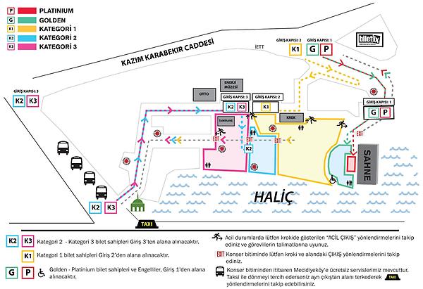 Red Hot Chili Peppers konser alanı krokisi açıklandı. Yerinizi almadıysanız; biletix.com/etkinlik/NRCHP… <a href="/pozitifinfo/">pozitifinfo</a>