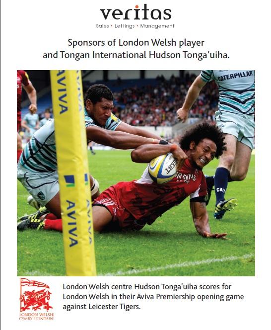 Veritas are delighted to announce the signing of....<a href="/londonwelsh/">Jac Davies</a>