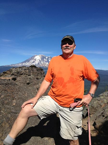 Mount Adams from the top of Sleeping Beauty!