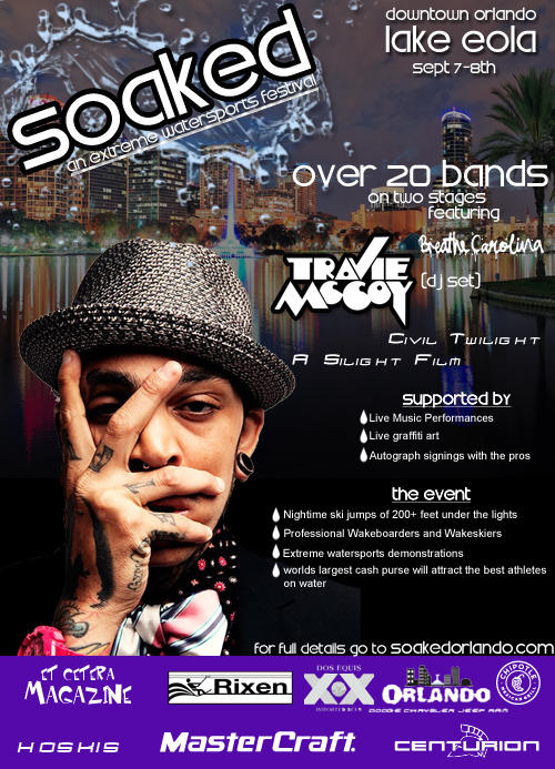 Tweet It, Print It, Tape it to your neighbors door. Soaked is almost here. <a href="/TravieMcCoy/">Travie McCoy</a> #SoakedOrlando