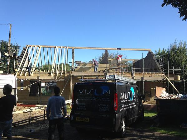 Vision_BuildLtd's tweet image. Another nice job at the early stages