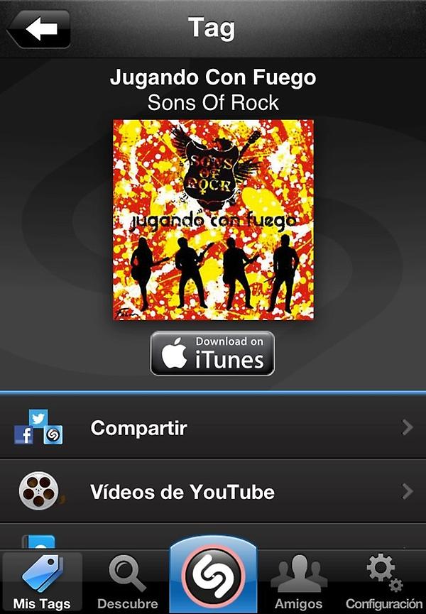 sonsofrock's tweet photo. Ahora si nos buscas en Shazam... nos encuentras! :D #jugandoconfuego http://t.co/lVb5VaMu
