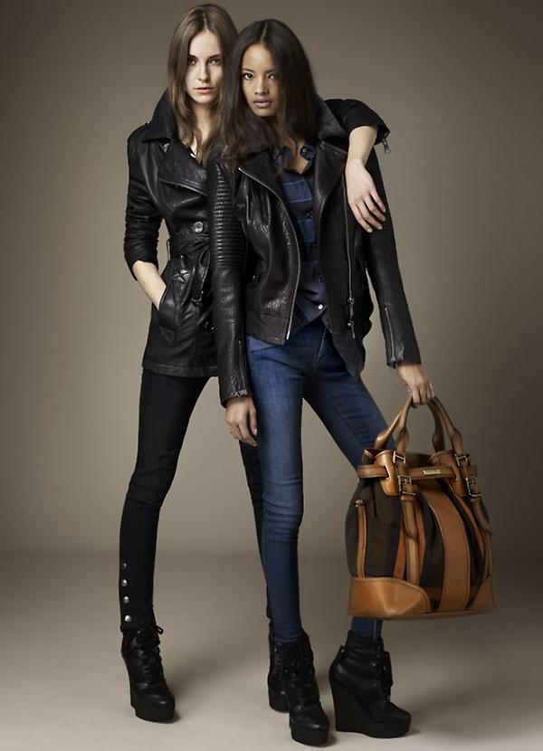 burberry brit leather jacket womens