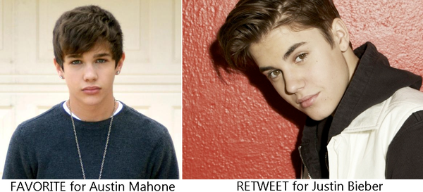 TeensUK's tweet photo. Austin VS Justin. http://t.co/Zi9Pl2Hx