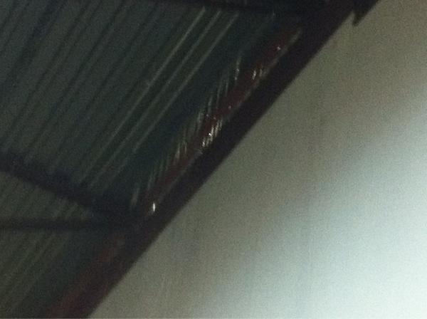 molsonbrandon's tweet image. We sprung a leak! #raininginside