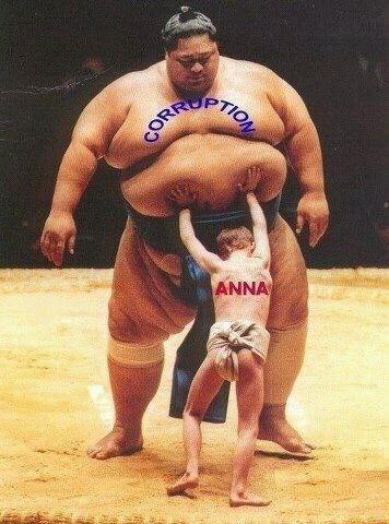 MaheishGirri's tweet photo. Anna Vs Corruption
#CongresshataoDeshBachao #lKickoutUPA #Coalscam #ThoriumGate #MotaMaal http://t.co/lZZPwdXQ
