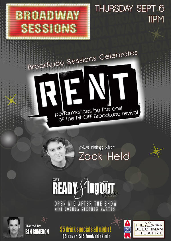 Oh boy!!!!! Getting down with the cast of Rent Thursday night! Exciting!