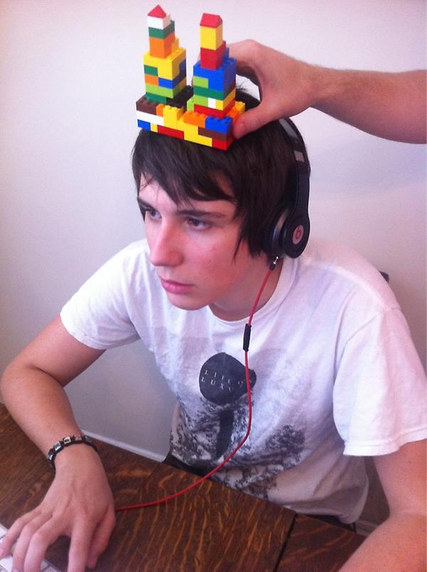 AmazingPhil's tweet photo. We made dan into a dinosaur as he couldn't come to the museum http://t.co/ZWh2o16s