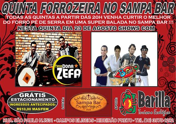 triodonazefa's tweet photo. Hoje tem forró no Sampa Bar, em Ribeirão Preto!! uhuuuuuu http://t.co/pyDZMCt2