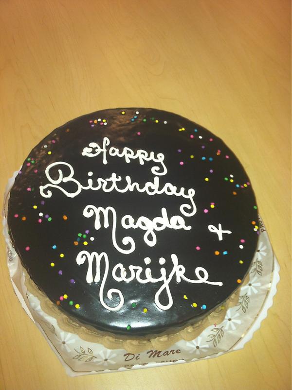 Diipeqa's tweet image. Here's the delicious cake ... Happy birthday  to both..