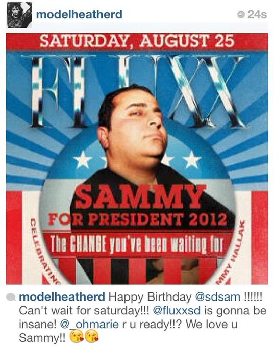 Happy birthday @SDSAM1 :* http://t.co/vuJ91lrU<a class="tags" target="_blank" title="On Twitter" href="/?out=eyJ0eXAiOiJKV1QiLCJhbGciOiJIUzUxMiJ9.eyJpYXQiOjE3MjUzMDEwNDEsImlzcyI6InR3cG9ybnN0YXJzLmNvbSIsIm5iZiI6MTcyNTMwMTA0MSwiZXhwIjoxNzU2ODM3MDQxLCJyZWRpcmVjdF91cmwiOiJodHRwczovL3R3aXR0ZXIuY29tL1NEU0FNMSJ9.Enw0MrvG_YQu6I5eVZq8f3rRAQt0e-SWCoEp38sNVtUsav34CX3oW7cWoIcRwH0vqDLS0bPqsEPCaqheC8l7UA">@SDSAM1</a><a href="/tag/dowerk"class="tags"><span>#dowerk</span></a><a href="/tag/guessbymarciano"class="tags"><span>#guessbymarciano</span></a>