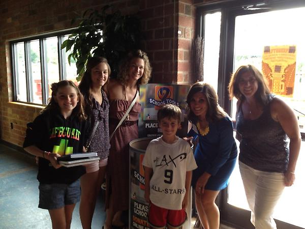 wsoctv's tweet photo. More #SchoolsTools donors with @NatalieNews! http://t.co/IaVhJS6z
