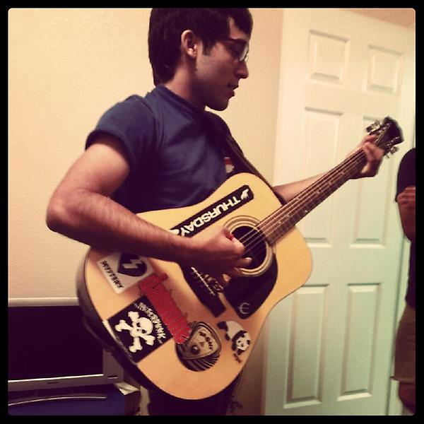 Late night heavy sleeper jamz. For those of you don't know Josh is heavy sleepers guitarist. (he's single ladies (;)