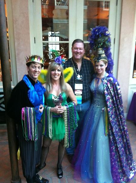 BBartosh's tweet photo. Enjoyed a fun Mardi Gras party in Nashville. http://t.co/amAfv4Ko