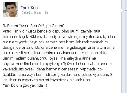 iipek_koc's tweet photo. 8. bölüm "Anne Ben Or*spu Oldum" http://t.co/Ah50qHWd