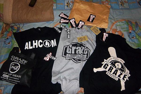Thanks buat <a href="/Grazeapparel/">Graze apparel</a> &amp; <a href="/Alhcomcloth/">Alhcom Young Wear</a> ..
Thanks buat supportnya,barang telah sampai dengan keadaan utuh :)