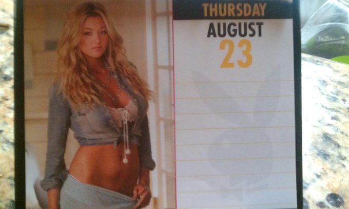 Yesterday @playboy Calendar <33 http://t.co/1VGaAL0q<a class="tags" href="/tag/playboy">@playboy</a>