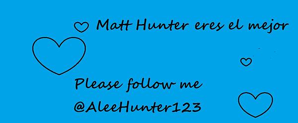 AleeHunter123's tweet photo. En casa , intentando que @matthunter123 Me siga en twitter <3
@AleeHunter123 I Love U Matt ! http://t.co/SYoQCYLh