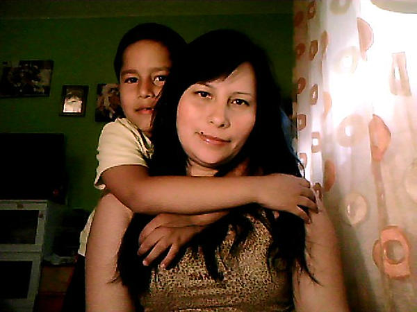 con mi bebe te amo hijo mio...eres mi mundo