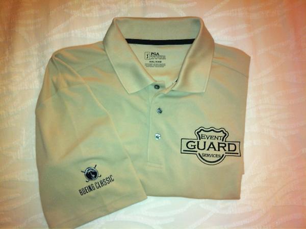EventGuardLD's tweet image. We will debuting our custom @EventGUARD management shirts tomorrow made just for the @BoeingClassic #SecurityStyle