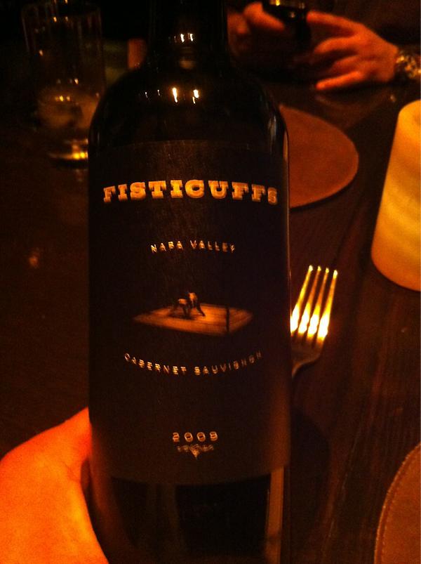 PathfinderWolf's tweet photo. Put em up, fisticuffs at brand steakhouse and lounge @adamagha #vivalasvegas http://t.co/MjYP68FO
