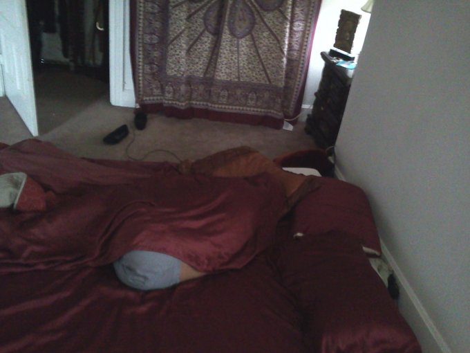 How my boyfriend sleeps while I get ready for work http://t.co/U8QwHyKJ<a href="/tag/success"class="tags"><span>#success</span></a>