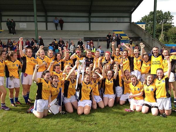 theanglocelt's tweet image. Well done to the  girls All-Ireland U16 champions Cavan who won on a shoreline of 4-11 to 5-6 #cavangaa #CabhanAbú