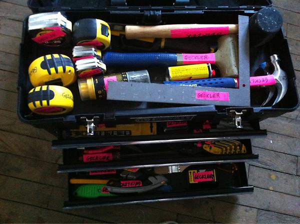 MeganGeckler's tweet photo. Inventoried, purchased and tagged tools this week. My last tweet pic was the rolling tool bag, this is the tool box. http://t.co/mCChAKTf