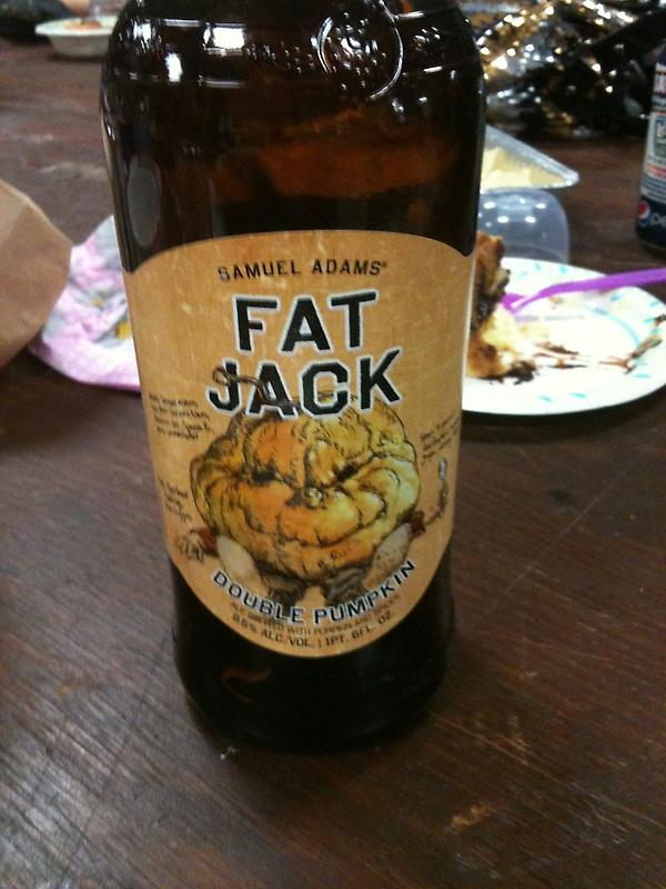 NOMSandBREWS's tweet photo. Mmmm #pumpkin #beer. #fall is approaching. @Samueladamsbeer. #fatjack http://t.co/tKmsvUqo