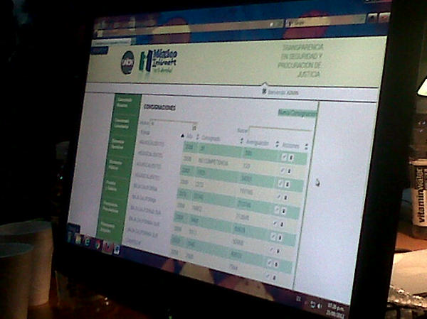 liliasaul's tweet image. Y en #OpenDataMX a punto de iniciar la premiación. Aquí el sistema de @mxinformate. Estamos contentos!