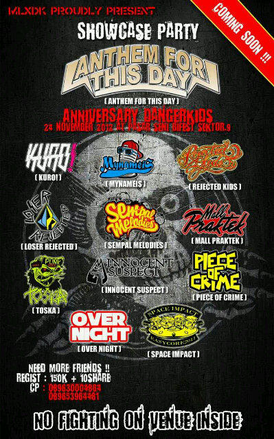 @Debanrzky <a href="/hajiperdanak/">hj//</a> RT  <a href="/infogigs/">indo Underground gig</a> comingsoon showcase aftd 24 novr bifest kuro!,rejctedkids,mynameis,needmoreband