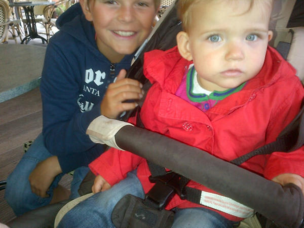 Aan zee met mijn meetekindje. Super!